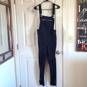 Black overalls
